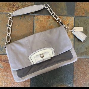 RARE Coach Kristen Leather Flap w/Chain Strap